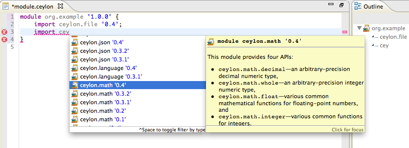 module-completion